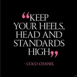 Inspirational Coco Chanel Quote Art